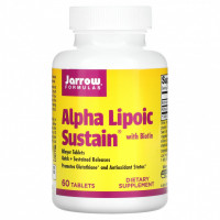Jarrow Formulas, Alpha Lipoic Sustain, альфа-липоевая кислота с биотином, 300 мг, 60 таблеток Jarrow Formulas, Alpha Lipoic Sustain, альфа-липоевая кислота с биотином, 300 мг, 60 таблеток
