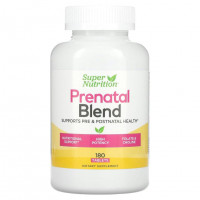 Super Nutrition, Смесь PreNatal, 180 таблеток Super Nutrition, Смесь PreNatal, 180 таблеток